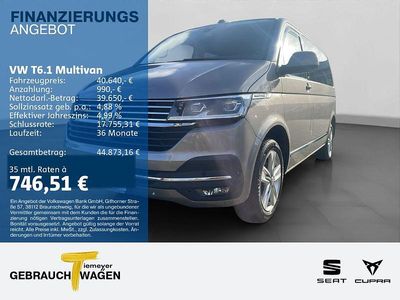 Gebraucht VW Multivan Generation Six 150 PS (110 kW) 2020 Mojave beige metallic Van