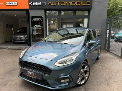 Gebraucht Ford Fiesta ST-Line 125 PS (91 kW) 2019 Chromablau metallic Kleinwagen