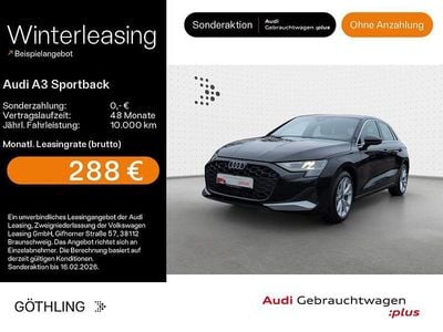 Mythosschwarz metallic Gebraucht 2025 Audi A3 Advanced Limousine | 31.499 € (Superpreis)