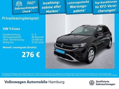 Gebraucht VW T-Cross Life 116 PS (85 kW) 2025 Deep black perleffekt SUV