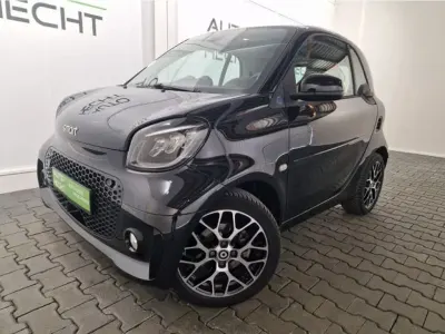 Gebraucht Smart ForTwo Coupé Prime 60 kW (82 PS) 2021 Schwarz Kleinwagen