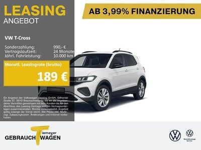 Weiß Gebraucht 2025 VW T-Cross Goal SUV | 22.980 € (Guter Preis)