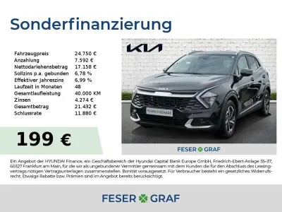 Gebraucht Kia Sportage Comfort 150 PS (110 kW) 2024 Schwarz SUV