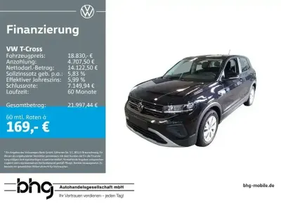 Gebraucht VW T-Cross 95 PS (69 kW) 2025 Schwarz SUV