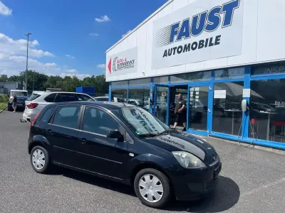 Gebraucht Ford Fiesta Style 90 PS (66 kW) 2008 Schwarz Kleinwagen