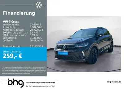 Gebraucht VW T-Cross R-line 150 PS (110 kW) 2025 Deep black perleffekt SUV