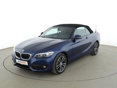 Gebraucht BMW 218 Sport Line 150 PS (110 kW) 2019 Blau Cabrio