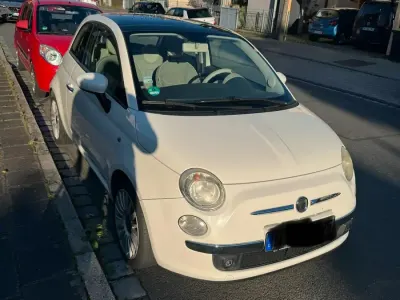 Usata Fiat 500 60 CV (44 kW) 2008 Bianco Utilitaria