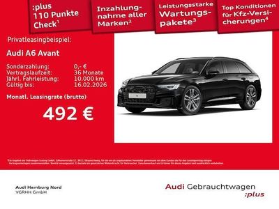 Mythosschwarz metallic Gebraucht 2025 Audi A6 S-Line Kombi | 50.490 € (Fairer Preis)