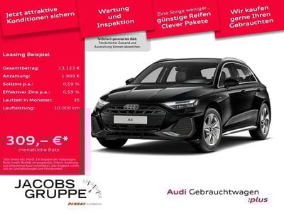 Gebraucht Audi A3 S-Line 204 PS (150 kW) 2025 Schwarz Limousine