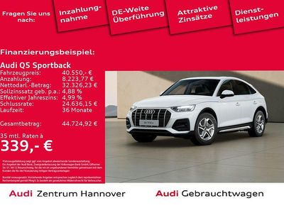 Weiß Gebraucht 2022 Audi Q5 Sportback Advanced Plus SUV | 40.550 € (Guter Preis)
