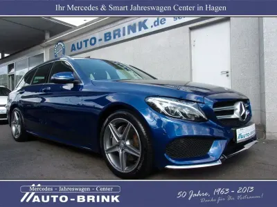 Gebraucht Mercedes C200 AMG 184 PS (135 kW) 2016 Blau Kombi