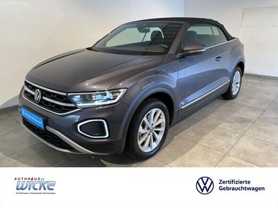 Gebraucht VW T-Roc Cabriolet Style 110 PS (80 kW) 2023 Rauchgrau Cabrio
