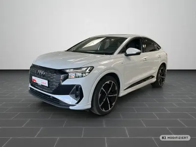 Gebraucht Audi Q4 Sportback e-tron Ambiente 219 kW (299 PS) 2023 Gletscherweiß metallic (metallic) SUV