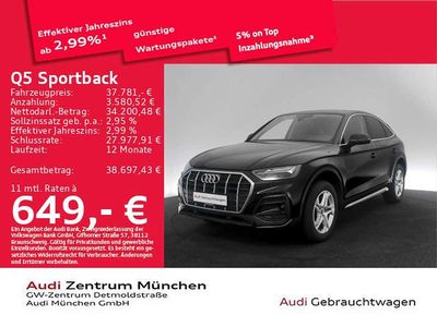 Gebraucht Audi Q5 Advanced 204 PS (150 kW) 2023 Brillantschwarz SUV