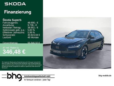 Grau Gebraucht 2025 Skoda Superb SportLine Kombi | 48.690 € (Fairer Preis)