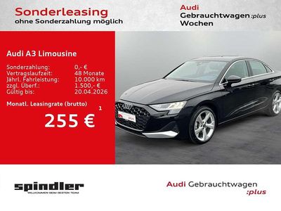 Gebraucht Audi A3 Advanced Plus 150 PS (110 kW) 2025 Mythosschwarz metallic Limousine