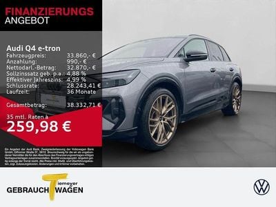 Gebraucht Audi Q4 e-tron S-Line 150 kW (204 PS) 2023 Grau SUV