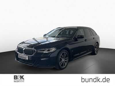 gebraucht BMW 520 520 dA Touring M Sport Sportpaket Bluetooth HUD Navi Vollleder Klima Luftfederung