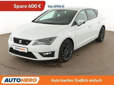 Usata Seat Leon FR 179 CV (131 kW) 2016 Bianco Berlina