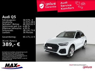 Gebraucht Audi Q5 Business 367 PS (269 kW) 2025 Gletscherweiß metallic SUV
