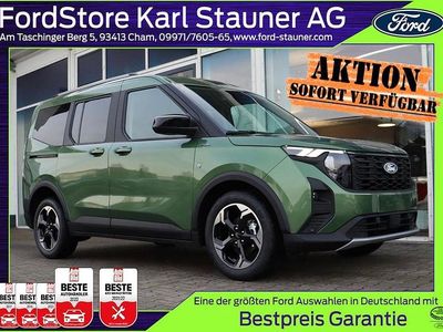 Neu Ford Tourneo Courier 125 PS (91 kW) 2025 Grün Van / Kleinbus