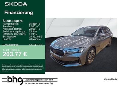 Grau Gebraucht 2025 Skoda Superb Selection Kombi | 35.830 € (Superpreis)