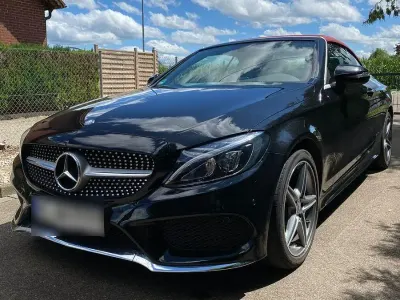 Gebraucht Mercedes C200 AMG line 184 PS (135 kW) 2016 Schwarz Cabrio