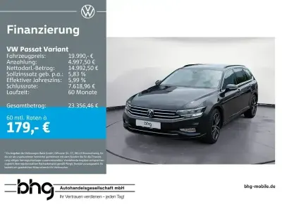 Gebraucht VW Passat Business 200 PS (147 kW) 2021 Grau Kombi
