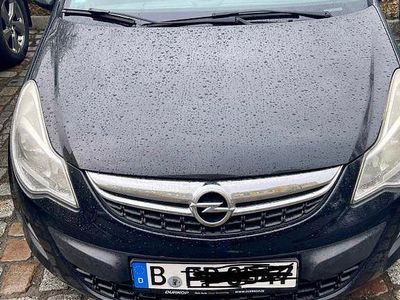 Gebraucht Opel Corsa Elegance 69 PS (50 kW) 2012 Schwarz Kleinwagen