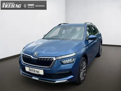 Gebraucht Skoda Kamiq Clever 110 PS (80 kW) 2022 Titanblau metallic SUV
