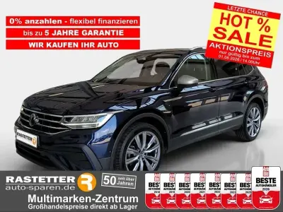 Gebraucht VW Tiguan Allspace Life 150 PS (110 kW) 2023 Blau SUV