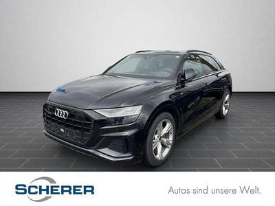 Gebraucht Audi Q8 S-Line 286 PS (210 kW) 2022 Mythosschwarz metallic (metallic) SUV