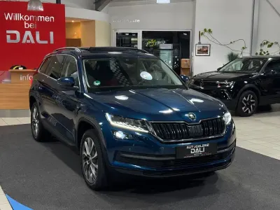 Gebraucht Skoda Kodiaq Clever 150 PS (110 kW) 2021 Lavablau metallic SUV