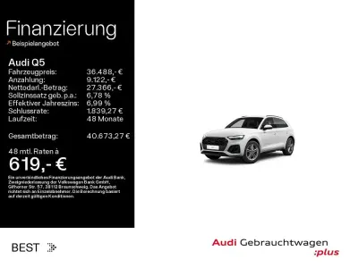 Gebraucht Audi Q5 S-Line 204 PS (150 kW) 2023 Weiß SUV