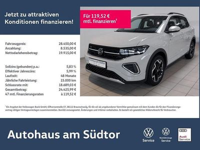 Usata VW T-Cross R-line 116 CV (85 kW) 2025 Grigio SUV