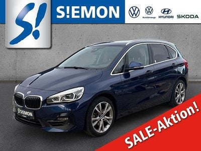 Gebraucht BMW 218 Active Tourer Sport Line 140 PS (102 kW) 2021 Blau Van / Kleinbus