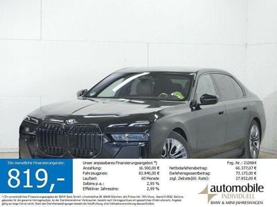 Gebraucht BMW i7 M Sport 400 kW (544 PS) 2024 Saphirschwarz met. Limousine