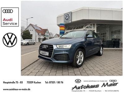 Blau Gebraucht 2016 Audi Q3 S-Line SUV | 17.890 € (Fairer Preis)