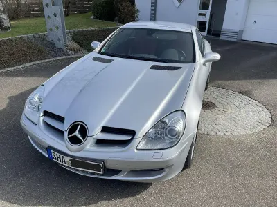 Gebraucht Mercedes SLK200 163 PS (119 kW) 2004 Silber Cabrio