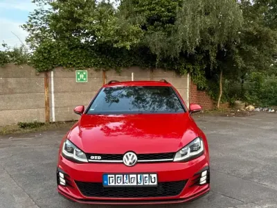 Gebraucht VW Golf VII GTD 184 PS (135 kW) 2019 Rot Kombi