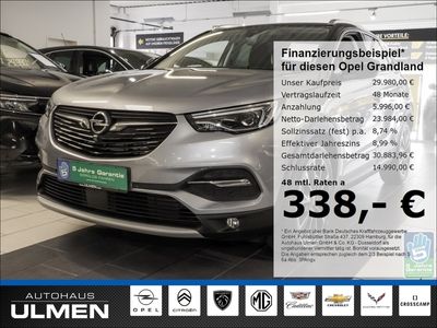 gebraucht Opel Grandland X Plug-in-Hybrid 4 Ultimate 1.6Turbo Alu Navi Voll-Leder+Klimasitze Voll-LED PDCv+h+Cam
