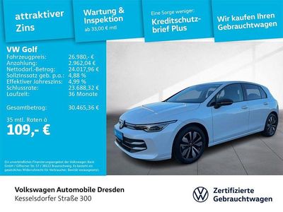 Oryxweiß perlmutteffekt Gebraucht 2025 VW Golf Goal Limousine | 26.980 € (Guter Preis)