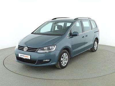 Gebraucht VW Sharan Comfortline 150 PS (110 kW) 2021 Blau Van / Kleinbus