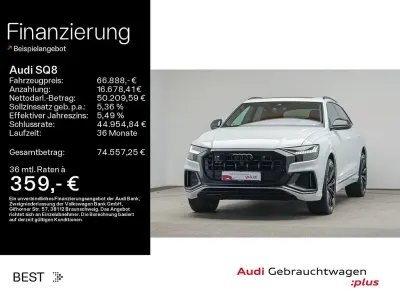 Gebraucht Audi SQ8 Ambiente 507 PS (372 kW) 2022 Gletscherweiß metallic SUV