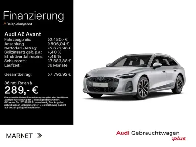 Gebraucht Audi A6 Premium 204 PS (150 kW) 2025 Florettsilber metallic Kombi