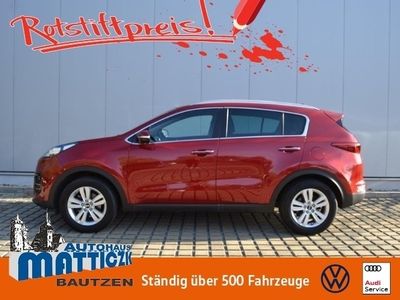 Gebraucht Kia Sportage Spirit 132 PS (97 kW) 2016 Rot (infrarot metallic) SUV