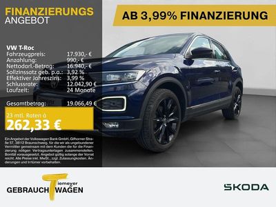 Gebraucht VW T-Roc Style 116 PS (85 kW) 2020 Blau SUV