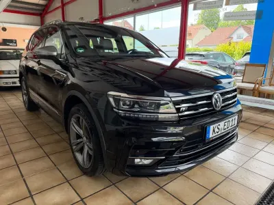 Gebraucht VW Tiguan Allspace Highline 200 PS (147 kW) 2021 Schwarz SUV