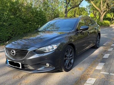 Begagnad Mazda 6 Sports-Line 175 HK (128 kW) 2014 Svart Sedan